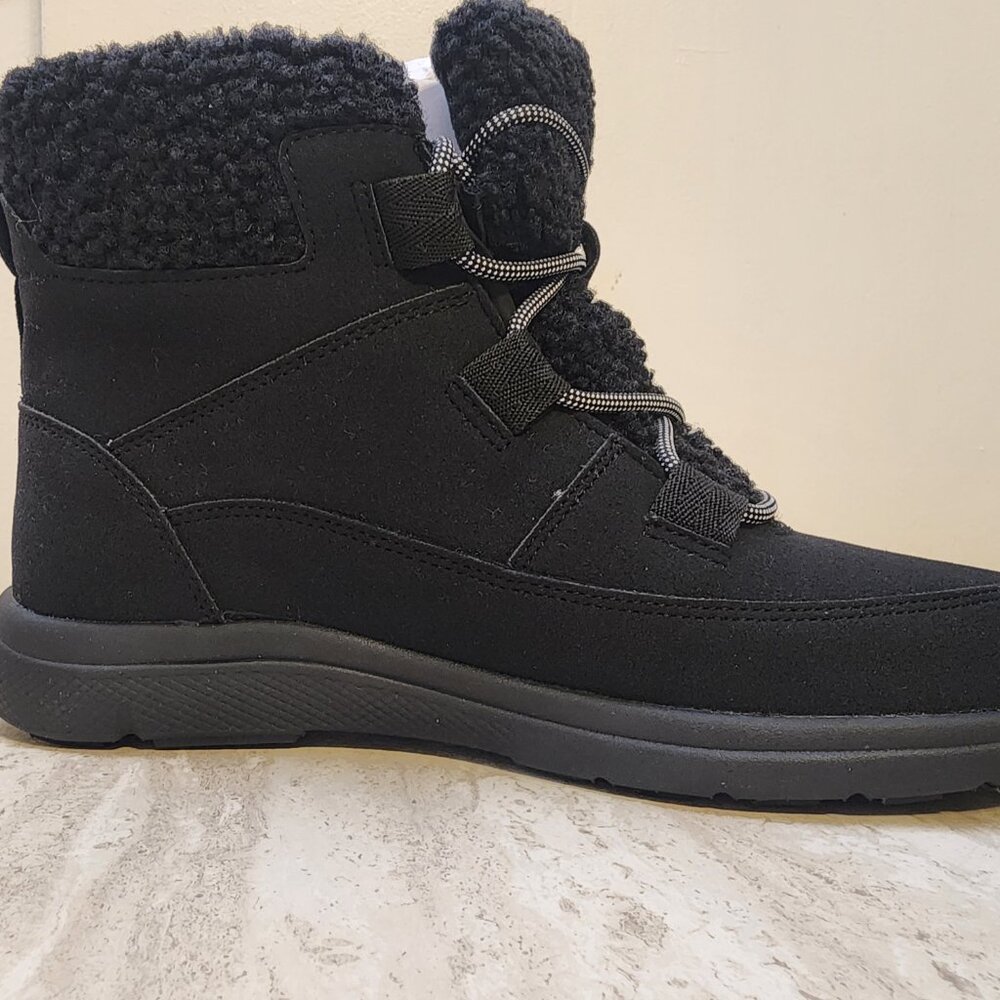 JBU Womens Freeze Round Toe B Black 8M- A025 - Picture 5 of 12